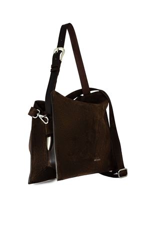 Borsa Trinity Peach Midi a spalla in suede ORCIANI | B02231PEATESTADIMORO