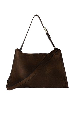 Borsa Trinity Peach Midi a spalla in suede ORCIANI | B02231PEATESTADIMORO