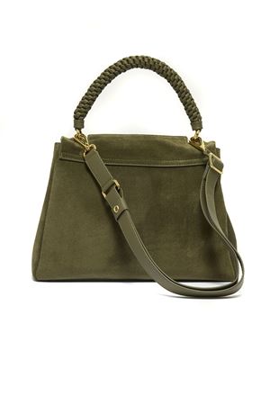 Borsa Sveva Peach Media a spalla in suede verde ORCIANI | BT2006PEOBOSCO