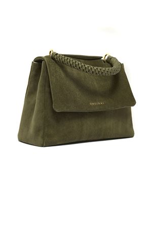 Borsa Sveva Peach Media a spalla in suede verde ORCIANI | BT2006PEOBOSCO