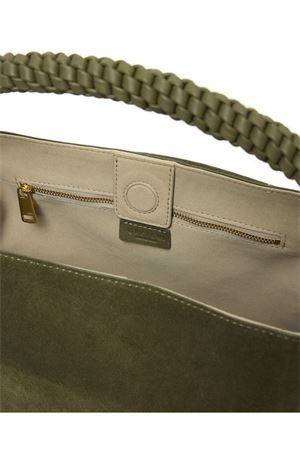Borsa Sveva Peach Media a spalla in suede verde ORCIANI | BT2006PEOBOSCO