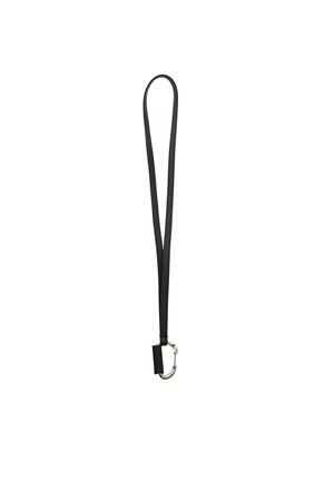 Portachiavi da collo Micron in pelle nero ORCIANI | SU0128MICNER