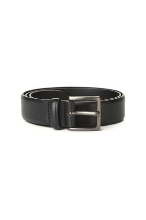 Monaco black leather belt ORCIANI | U08201MNANER