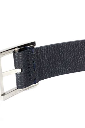 Cintura in pelle martellata nera e blu ORCIANI | U08311DDONN