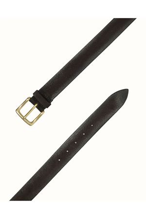 Hunting suede belt brass buckle 3,5 cm ORCIANI | U08361HNTTMO