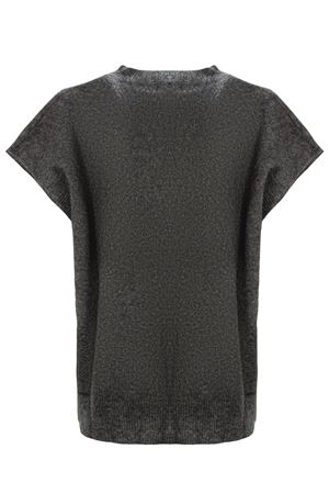 Grey horsehair sleeveless sweater P.A.R.O.S.H. | LACOOND540919037