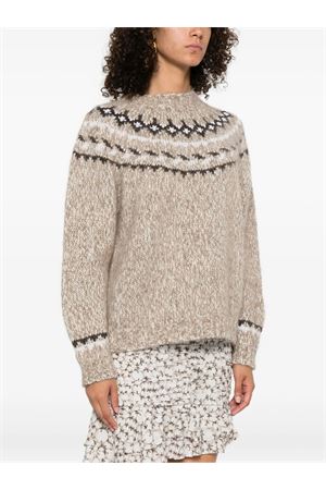 Beige wool sweater PAROSH | LAILAJD510413803