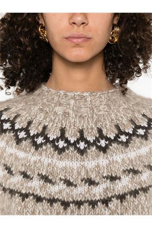 Beige wool sweater PAROSH | LAILAJD510413803