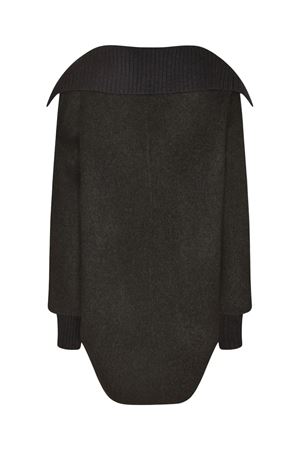 Cappotto in lana grigio P.A.R.O.S.H. | LEAK25D431739020