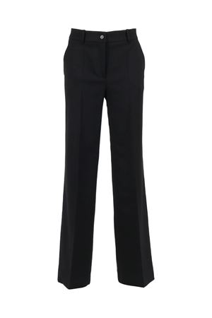 Black virgin wool trousers PAROSH | LILIUXY25D231491013