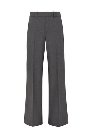 Grey wool blend tailored trousers PAROSH | LUWOOLD232245020