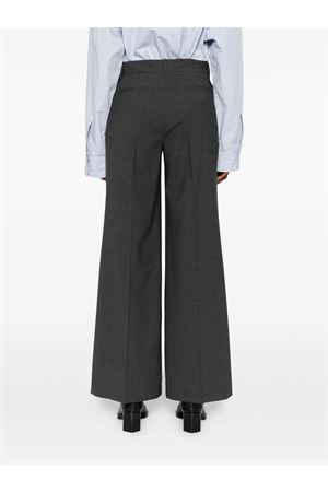 Grey wool blend tailored trousers PAROSH | LUWOOLD232245020