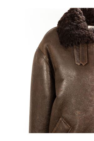 Brown sheepskin jacket P.A.R.O.S.H. | MONTAUKD470081886
