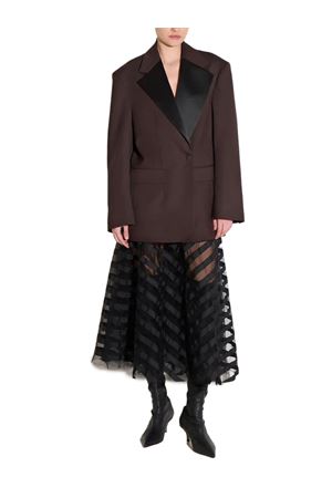 Lightweight black fabric skirt PAROSH | NUANCED621545013