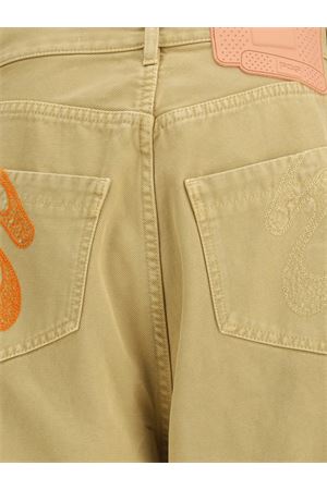 Sand-tone cotton jeans PDF | DFM03021GF059PXSANDDF