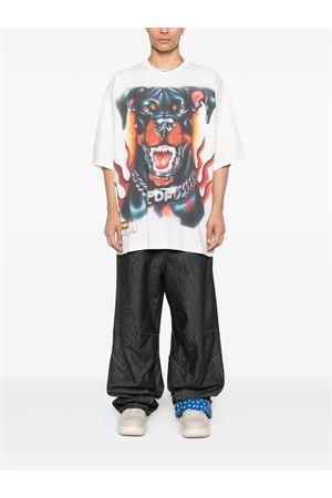 White graphic-print T-shirt PDF | DFM54029TJ110WHDG