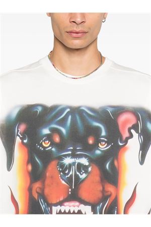 White graphic-print T-shirt PDF | DFM54029TJ110WHDG