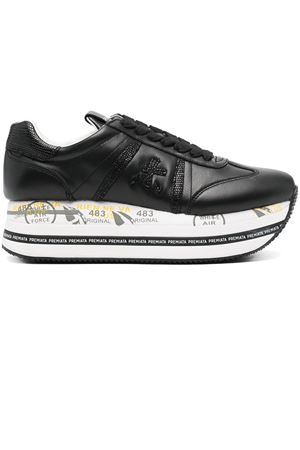 Sneakers Beth in pelle di vitello nero PREMIATA | BETH7107