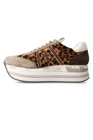 Sneakers Beth leopardata in pelle morbida PREMIATA | BETH7741