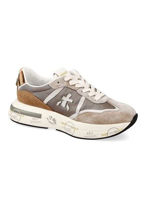 Cassie sneakers in beige suede and fabric PREMIATA | CASSIE7675