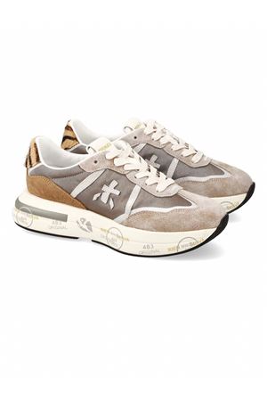 Cassie sneakers in beige suede and fabric PREMIATA | CASSIE7675