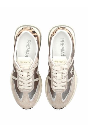 Cassie sneakers in beige suede and fabric PREMIATA | CASSIE7675