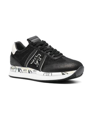 Sneakers Conny in pelle e tessuto nera PREMIATA | CONNY6987