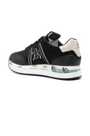 Sneakers Conny in pelle e tessuto nera PREMIATA | CONNY6987