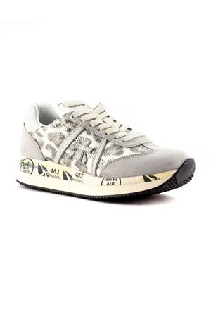 Sneakers Conny in pelle grigia PREMIATA | CONNY7691