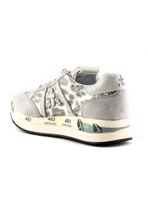 Sneakers Conny in pelle grigia PREMIATA | CONNY7691