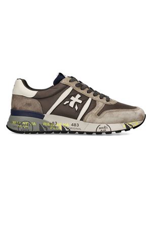 Brown calf leather and nylon Lander sneakers PREMIATA | LANDER7704