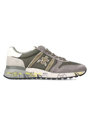 Sneakers Lander in pelle di vitello e nylon beige PREMIATA | LANDER7706