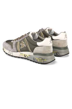 Sneakers Lander in pelle di vitello e nylon beige PREMIATA | LANDER7706