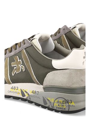 Sneakers Lander in pelle di vitello e nylon beige PREMIATA | LANDER7706