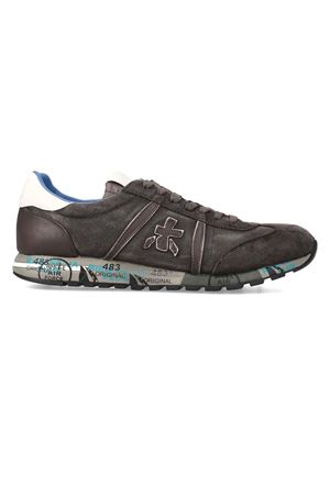 Sneaker Lucy in camoscio e nylon marrone PREMIATA | LUCY7768