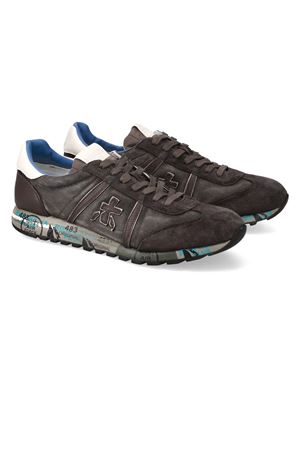 Sneaker Lucy in camoscio e nylon marrone PREMIATA | LUCY7768