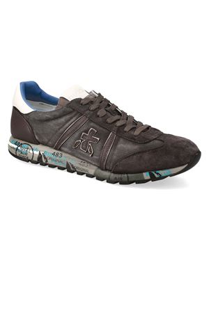 Sneaker Lucy in camoscio e nylon marrone PREMIATA | LUCY7768