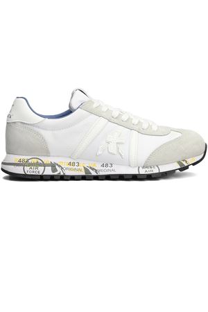 Sneakers Lucy in camoscio e nylon bianco PREMIATA | LUCYD6915