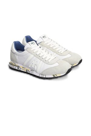 Sneakers Lucy in camoscio e nylon bianco PREMIATA | LUCYD6915