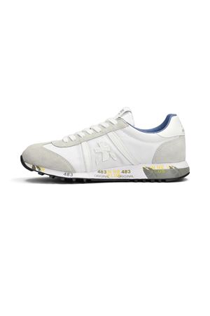 Sneakers Lucy in camoscio e nylon bianco PREMIATA | LUCYD6915