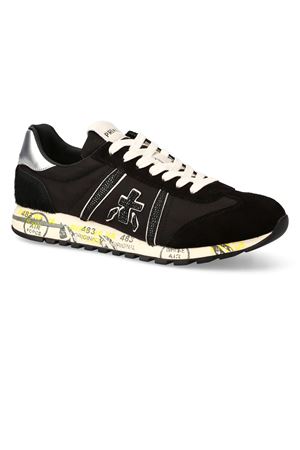 Sneakers Lucy in camoscio e nylon nero PREMIATA | LUCYD7760