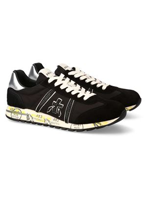 Sneakers Lucy in camoscio e nylon nero PREMIATA | LUCYD7760