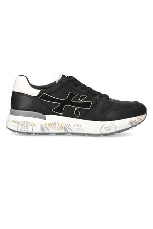 Black calf leather and nylon Mick sneakers PREMIATA | MICK7249