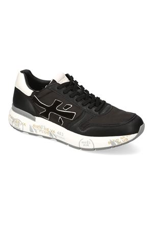 Black calf leather and nylon Mick sneakers PREMIATA | MICK7249