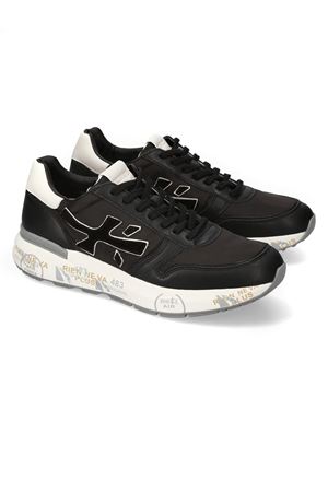 Black calf leather and nylon Mick sneakers PREMIATA | MICK7249