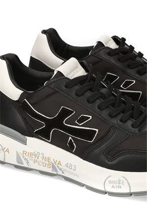 Black calf leather and nylon Mick sneakers PREMIATA | MICK7249