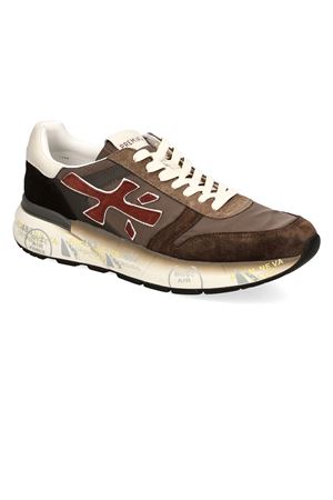 Sneakers Mick in camoscio e nylon marrone PREMIATA | MICK7714