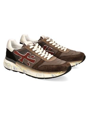 Sneakers Mick in camoscio e nylon marrone PREMIATA | MICK7714