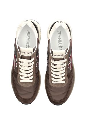 Sneakers Mick in camoscio e nylon marrone PREMIATA | MICK7714