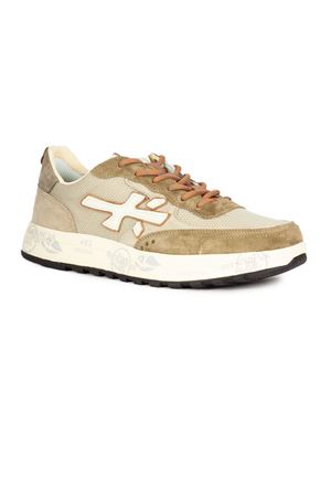 Sneakers Nous in rete e camoscio beige PREMIATA | NOUS7724